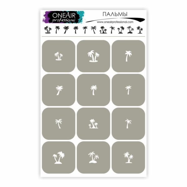 Szablon OneAir 09 Palmy - Пальмы