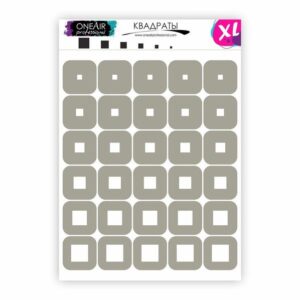 Szablon OneAir 07XL Kwadraty XL - Квадраты