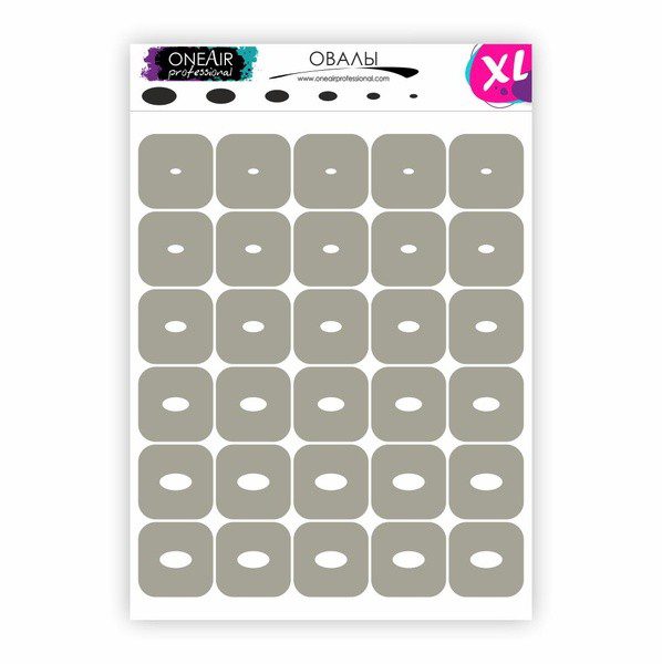 Szablon OneAir XL Owale XL - Овалы